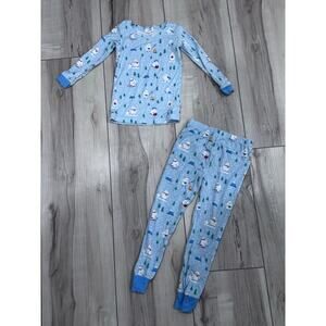 ANGEL DEAR Bamboo 2 Piece Yeti Pajamas Kids 5